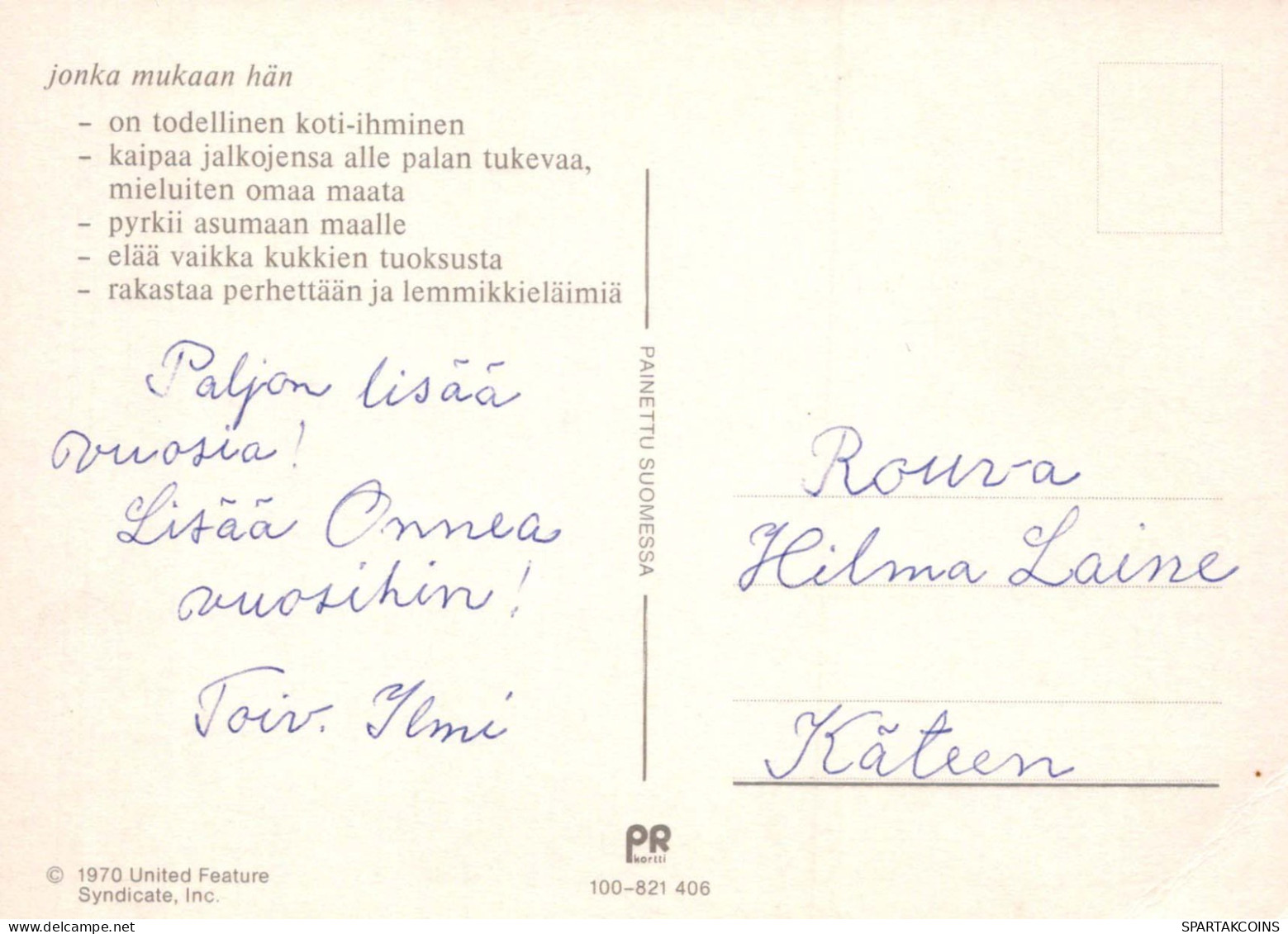 NIÑOS HUMOR Vintage Tarjeta Postal CPSM #PBV405.ES - Humorous Cards