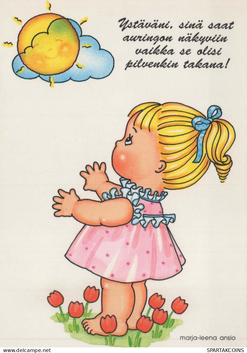 NIÑOS HUMOR Vintage Tarjeta Postal CPSM #PBV344.ES - Humorvolle Karten