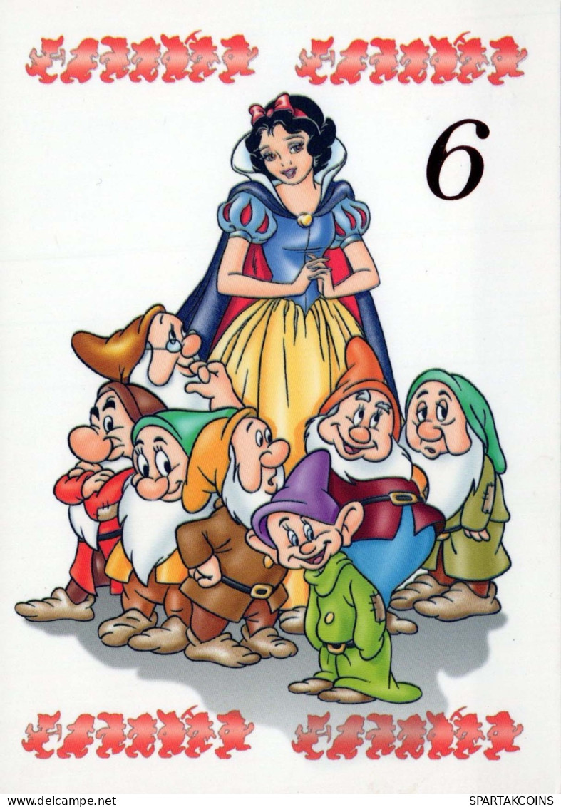 FELIZ CUMPLEAÑOS 6 Año De Edad CHICA NIÑOS Vintage Tarjeta Postal CPSM #PBT746.ES - Geburtstag