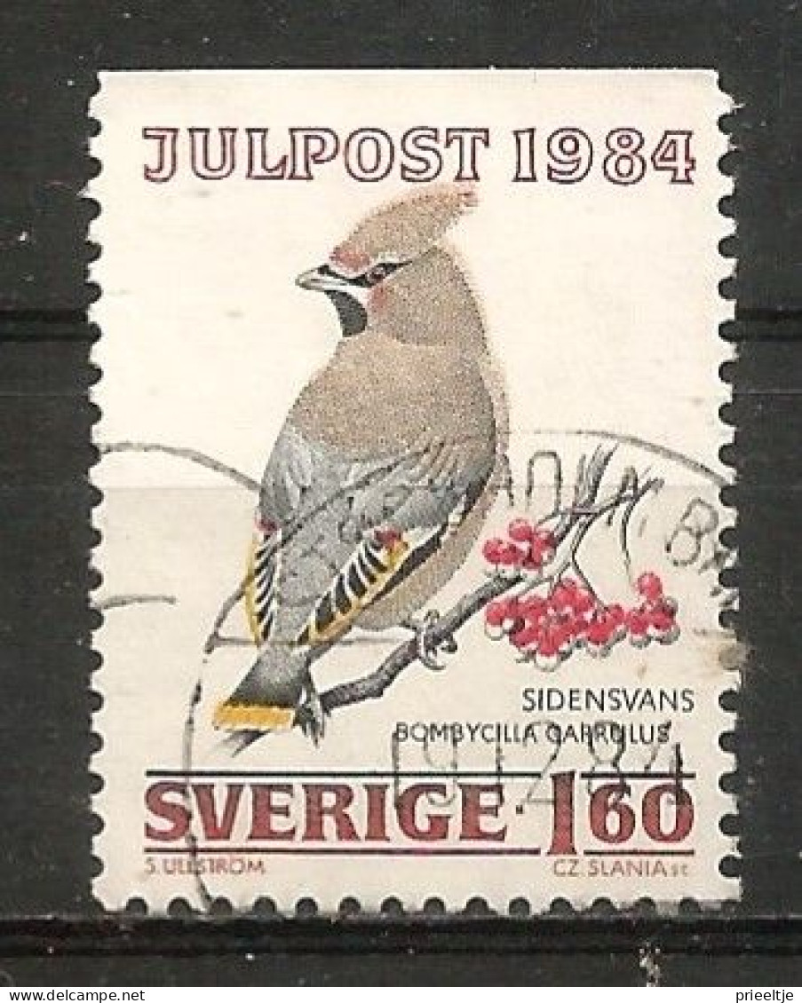 Sweden 1984 Christmas Birds Y.T. 1290 (0) - Usati