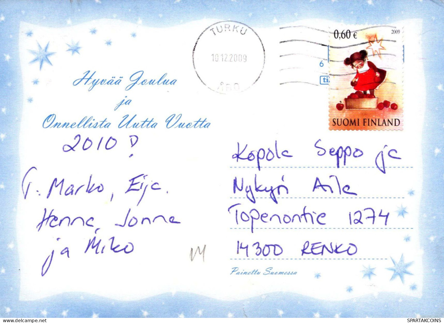 ÁNGEL Navidad Vintage Tarjeta Postal CPSM #PBP358.ES - Angels