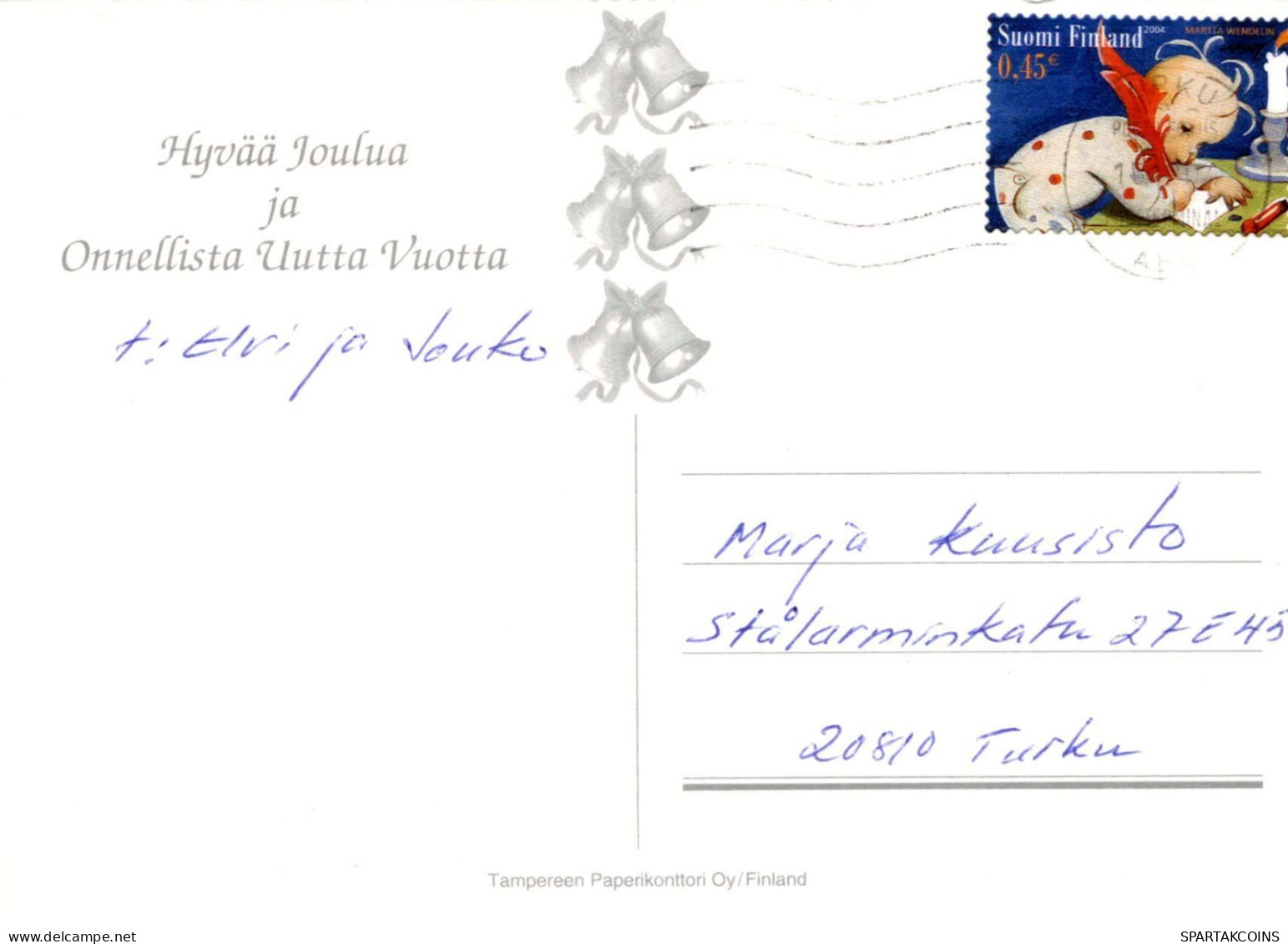 Feliz Año Navidad NIÑOS Vintage Tarjeta Postal CPSM #PAZ925.ES - New Year