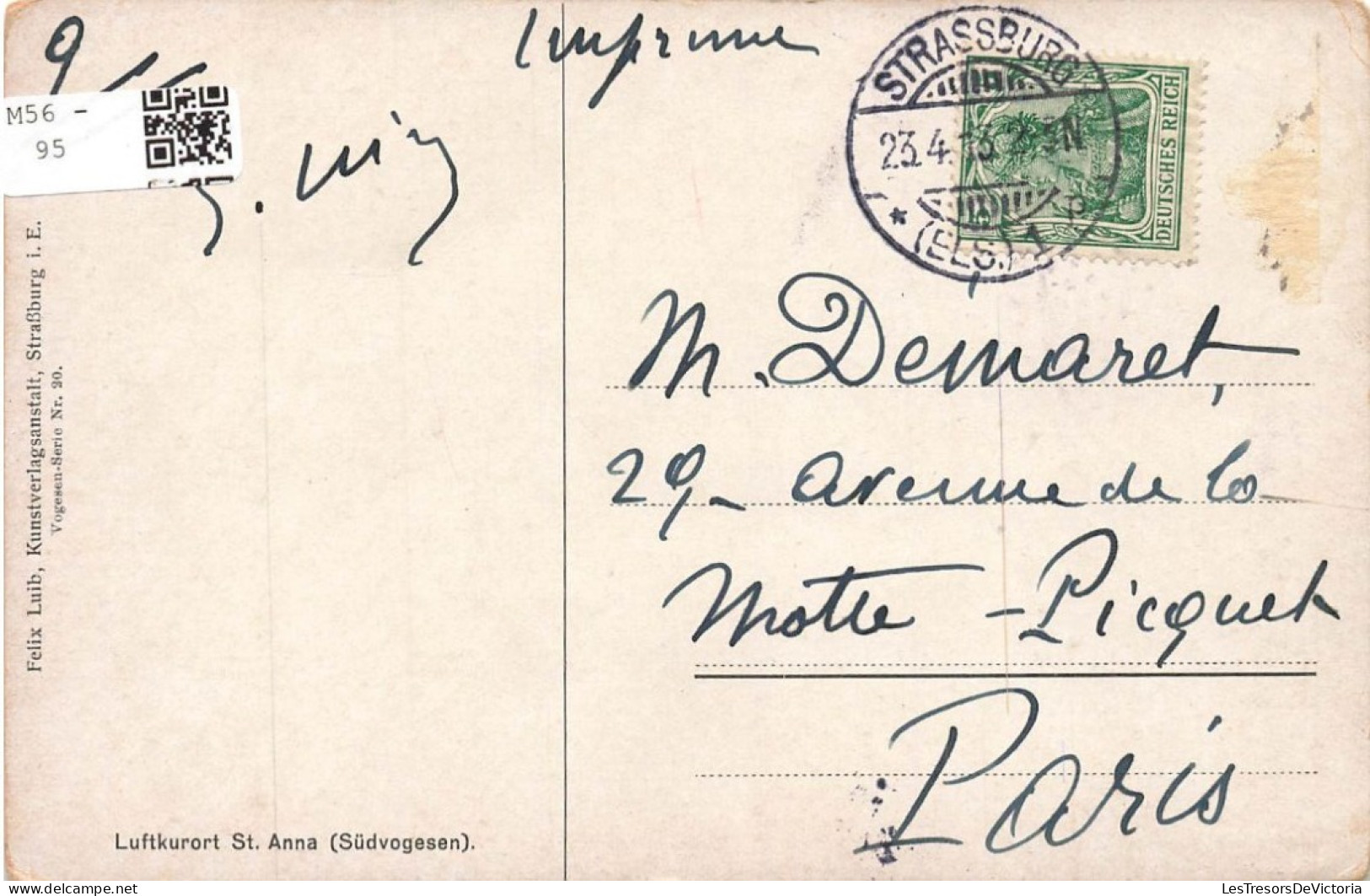 FRANCE - Luftkurort St Anna - (Südvogesen) - Colorisé - Carte Postale Ancienne - Other & Unclassified