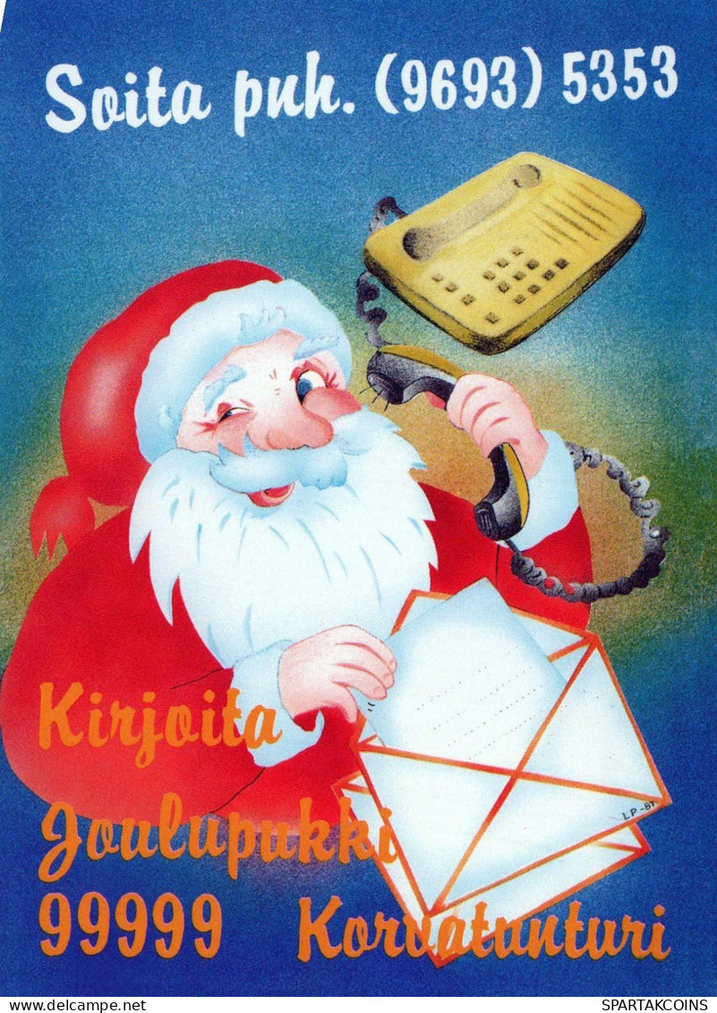 WEIHNACHTSMANN SANTA CLAUS Neujahr Weihnachten Vintage Ansichtskarte Postkarte CPSM #PAU543.DE - Santa Claus