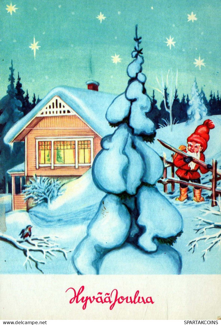 WEIHNACHTSMANN SANTA CLAUS Neujahr Weihnachten Vintage Ansichtskarte Postkarte CPSM #PAU609.DE - Santa Claus