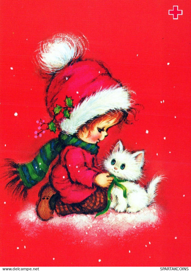 Neujahr Weihnachten KINDER Vintage Ansichtskarte Postkarte CPSM #PAS833.DE - New Year