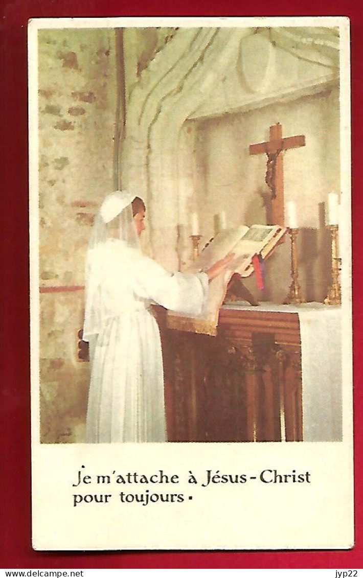 Image Pieuse Imp Jacques Petit Série TAM Je M'attache ... Joëlle Gelloul ?? Eglise De La Voige Vaiges ?? 29-04-1959 - Santini