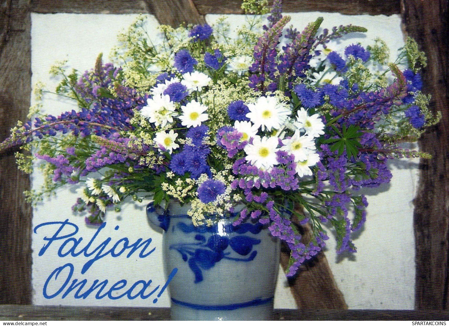 FLOWERS Vintage Ansichtskarte Postkarte CPSM #PAR198.DE - Blumen