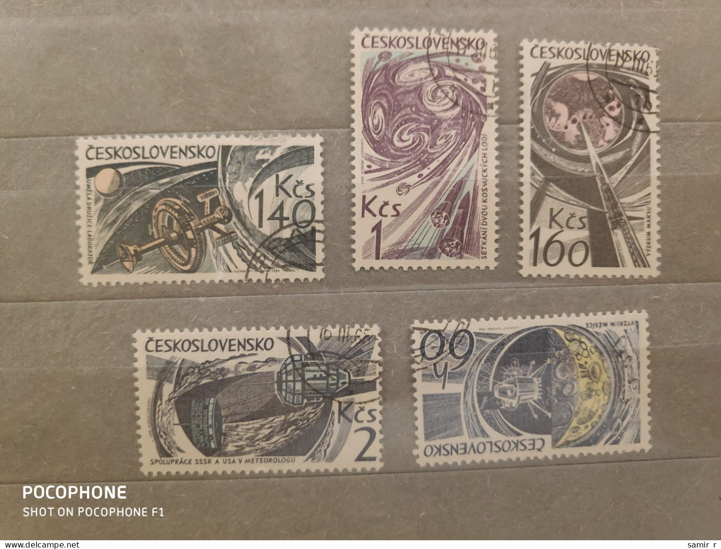 1965	Czechoslovakia	Space (F92) - Used Stamps