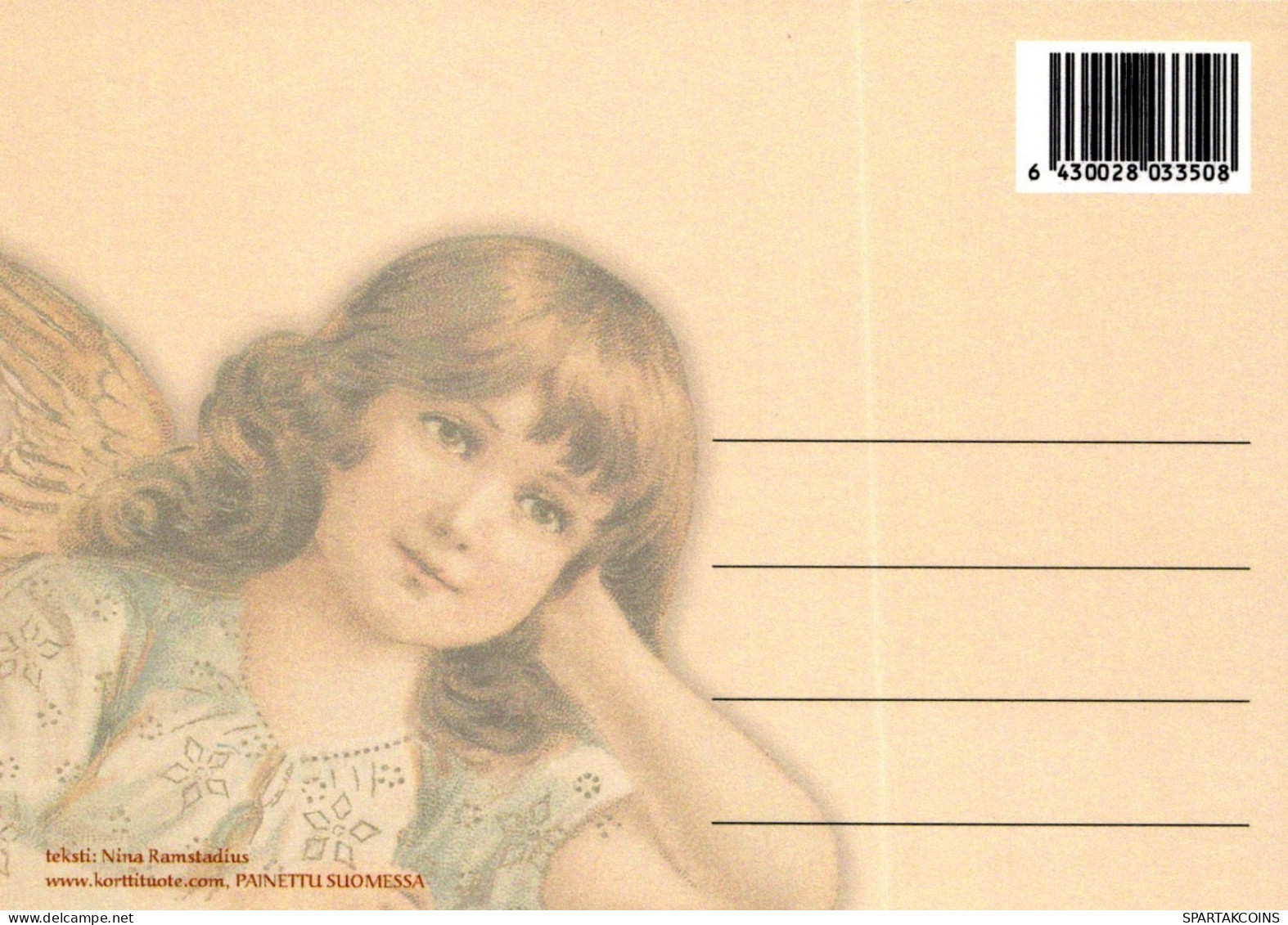 ENGEL WEIHNACHTSFERIEN Feiern & Feste Vintage Ansichtskarte Postkarte CPSM #PAJ080.DE - Angeli