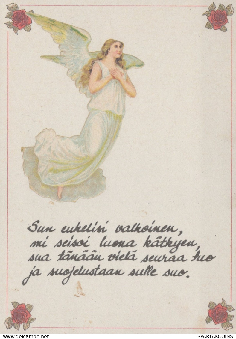 ENGEL WEIHNACHTSFERIEN Feiern & Feste Vintage Ansichtskarte Postkarte CPSM #PAH458.DE - Anges
