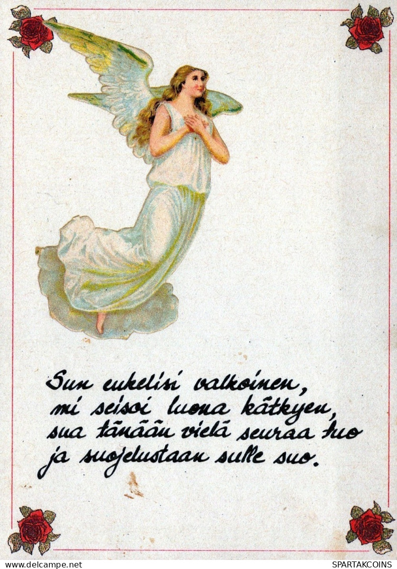 ENGEL WEIHNACHTSFERIEN Feiern & Feste Vintage Ansichtskarte Postkarte CPSM #PAH458.DE - Angels