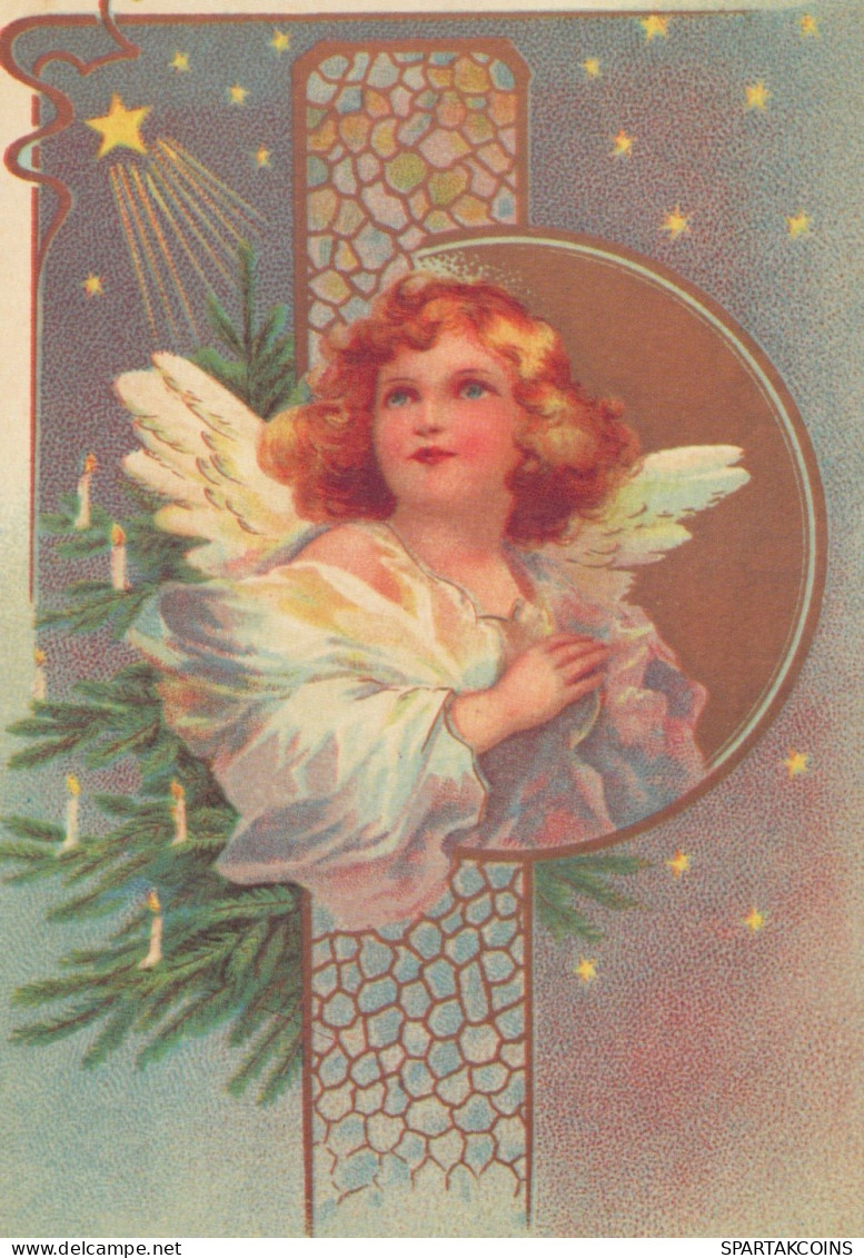 ENGEL WEIHNACHTSFERIEN Feiern & Feste Vintage Ansichtskarte Postkarte CPSM #PAH580.DE - Angels