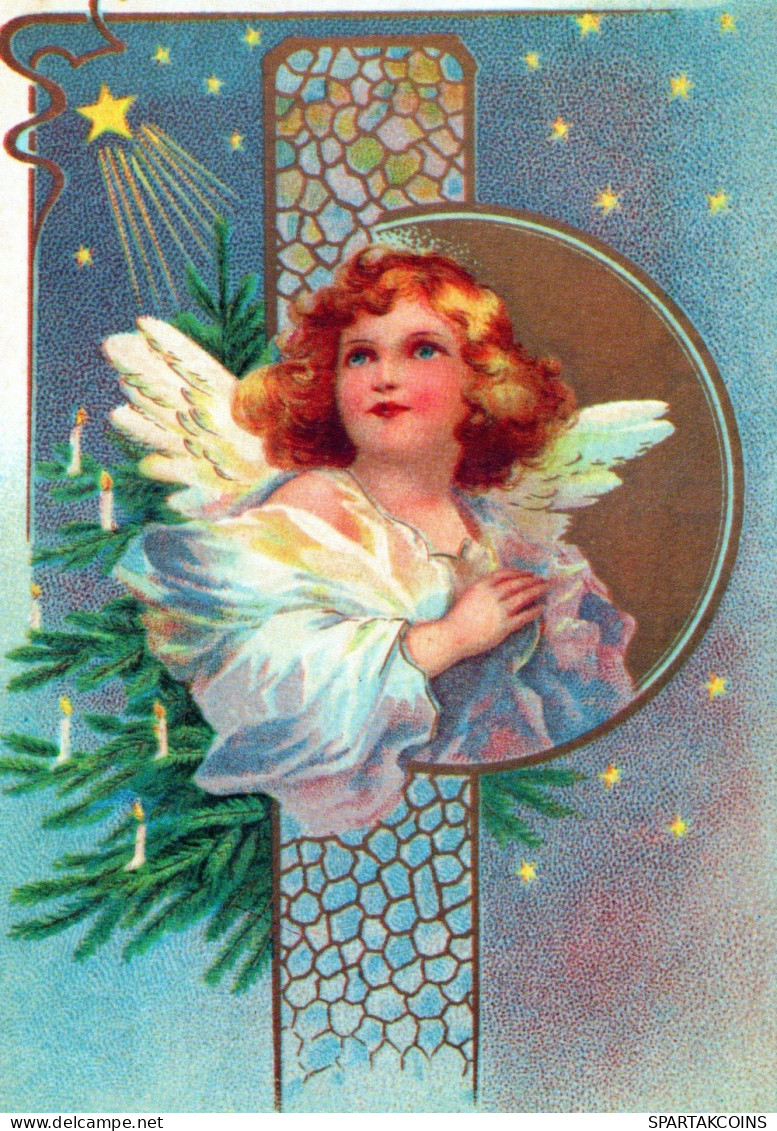 ENGEL WEIHNACHTSFERIEN Feiern & Feste Vintage Ansichtskarte Postkarte CPSM #PAH580.DE - Anges