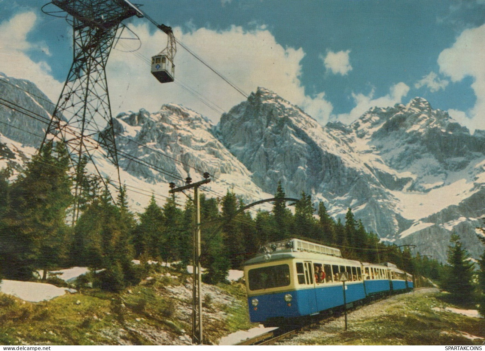 ZUG Schienenverkehr Eisenbahnen Vintage Ansichtskarte Postkarte CPSM #PAA948.DE - Treinen