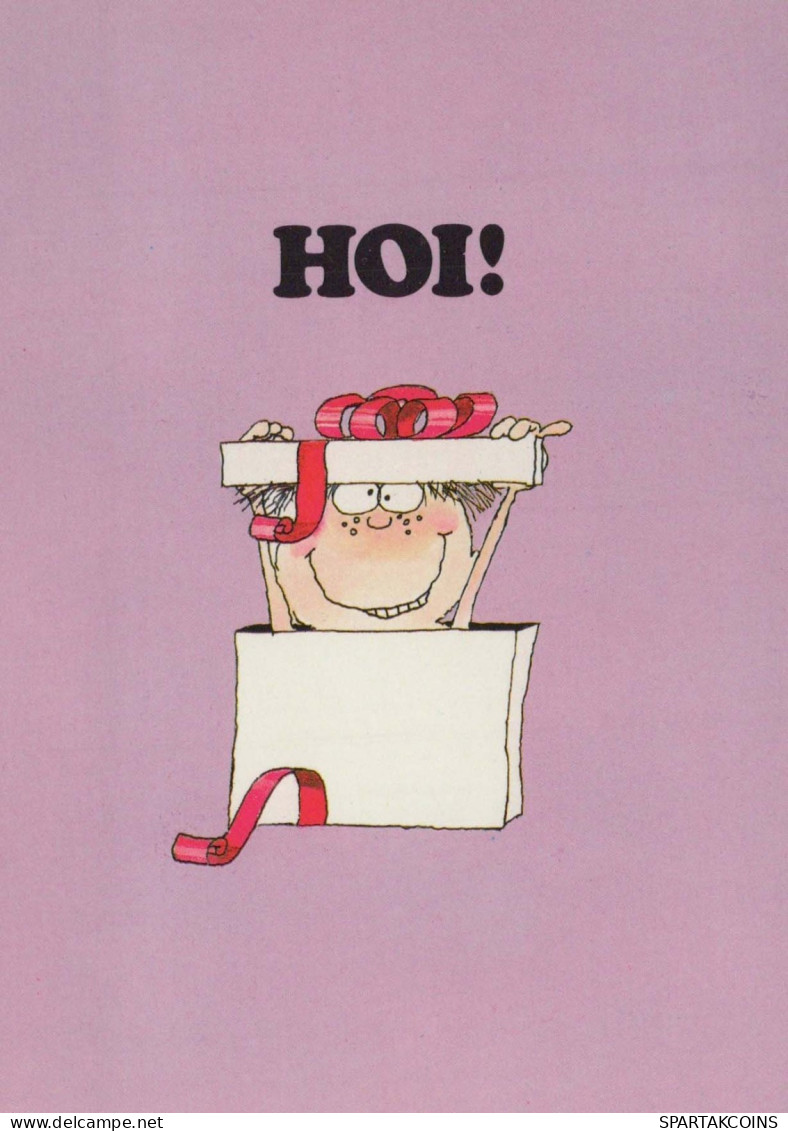 ENFANTS HUMOUR Vintage Carte Postale CPSM #PBV163.FR - Humorkaarten