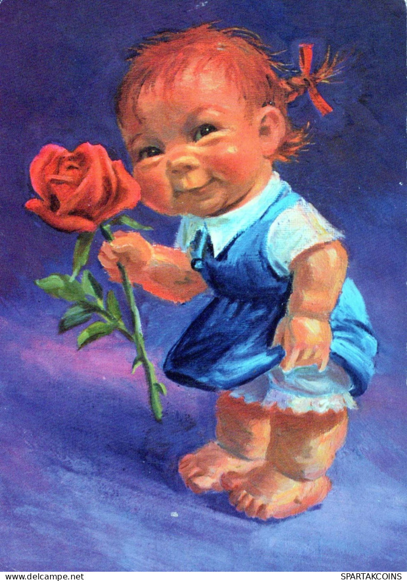 ENFANTS Portrait Vintage Carte Postale CPSM #PBU916.FR - Ritratti