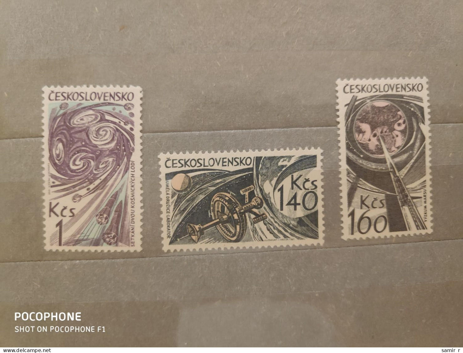 1965	Czechoslovakia	Space (F92) - Unused Stamps