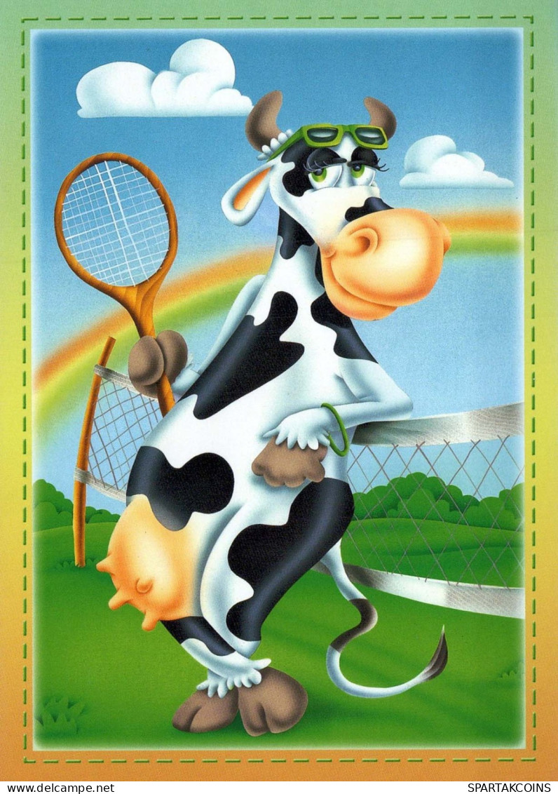 VACHE Animaux Vintage Carte Postale CPSM #PBR811.FR - Cows