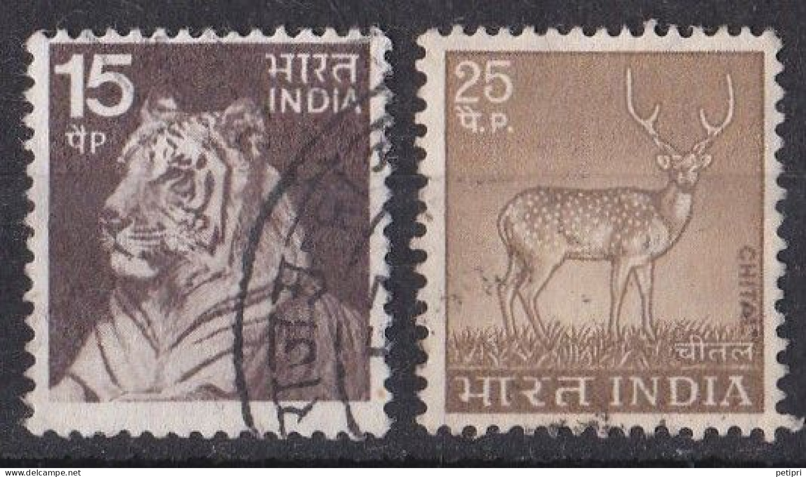 Inde  - 1970  1979 -   Y&T  N °   401  Et  402   Oblitérés - Used Stamps