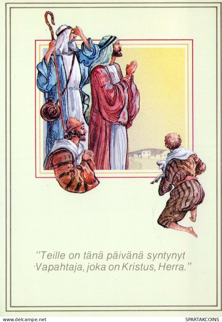 SAINTS ET SAINTES Bébé JÉSUS Christianisme Religion Vintage Carte Postale CPSM #PBP868.FR - Otros & Sin Clasificación