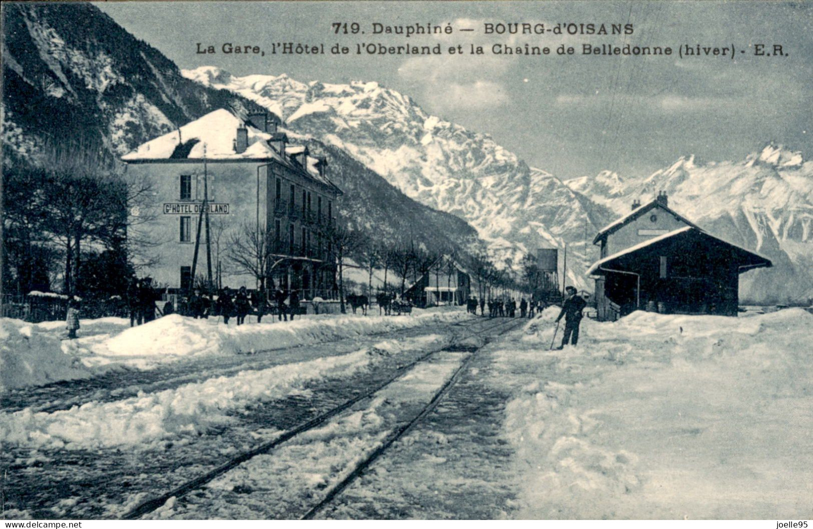 France - Le Dauphine - Bourg D'Oisans - La Gare - 1920 - Autres & Non Classés