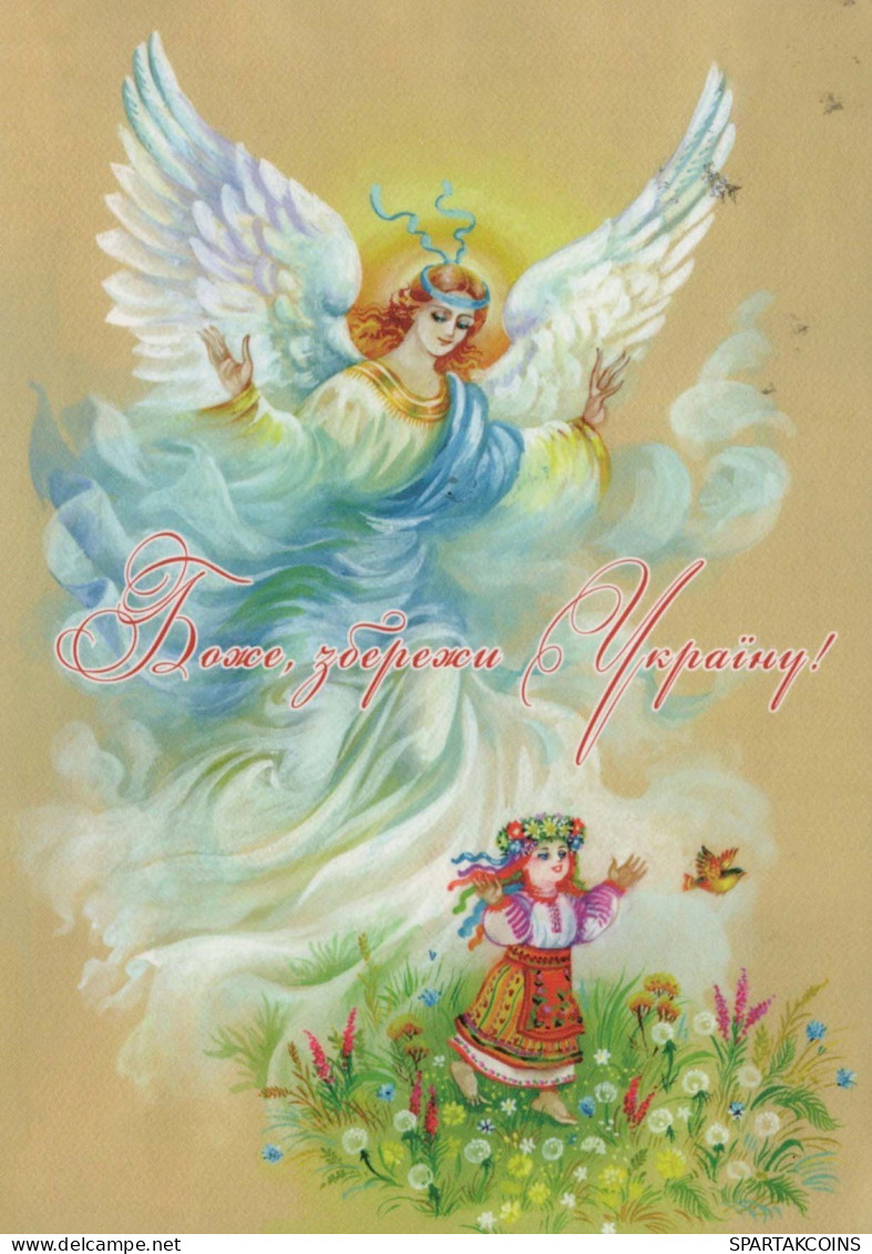 ANGE Noël Vintage Carte Postale CPSM #PBP615.FR - Angels