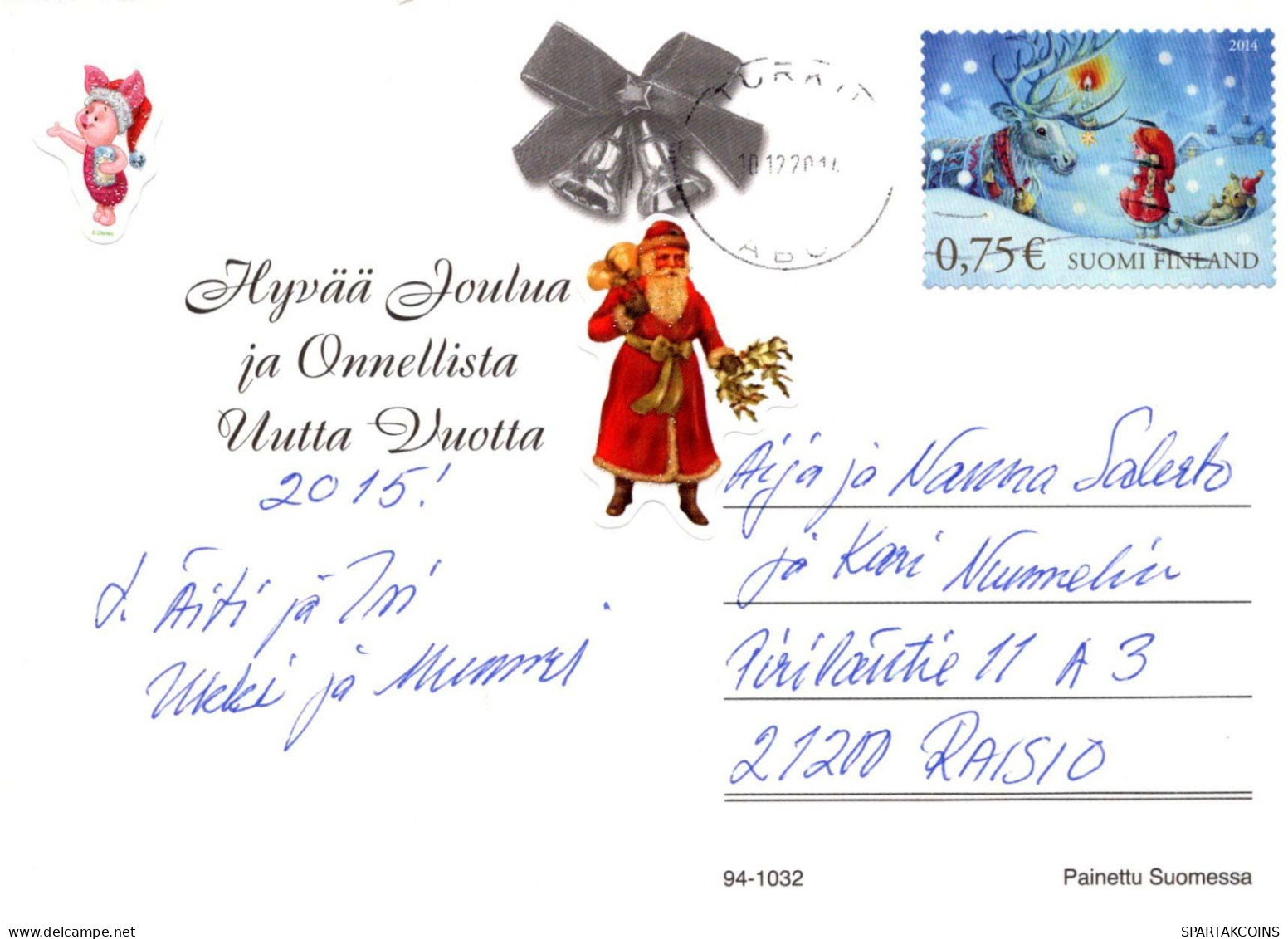 ANGE Noël Vintage Carte Postale CPSM #PBP551.FR - Anges