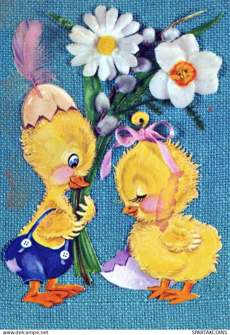 PÂQUES ŒUF Vintage Carte Postale CPSM #PBO229.FR - Easter