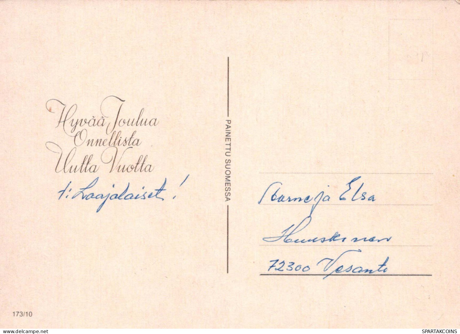 Bonne Année Noël GNOME Vintage Carte Postale CPSM #PBL914.FR - New Year
