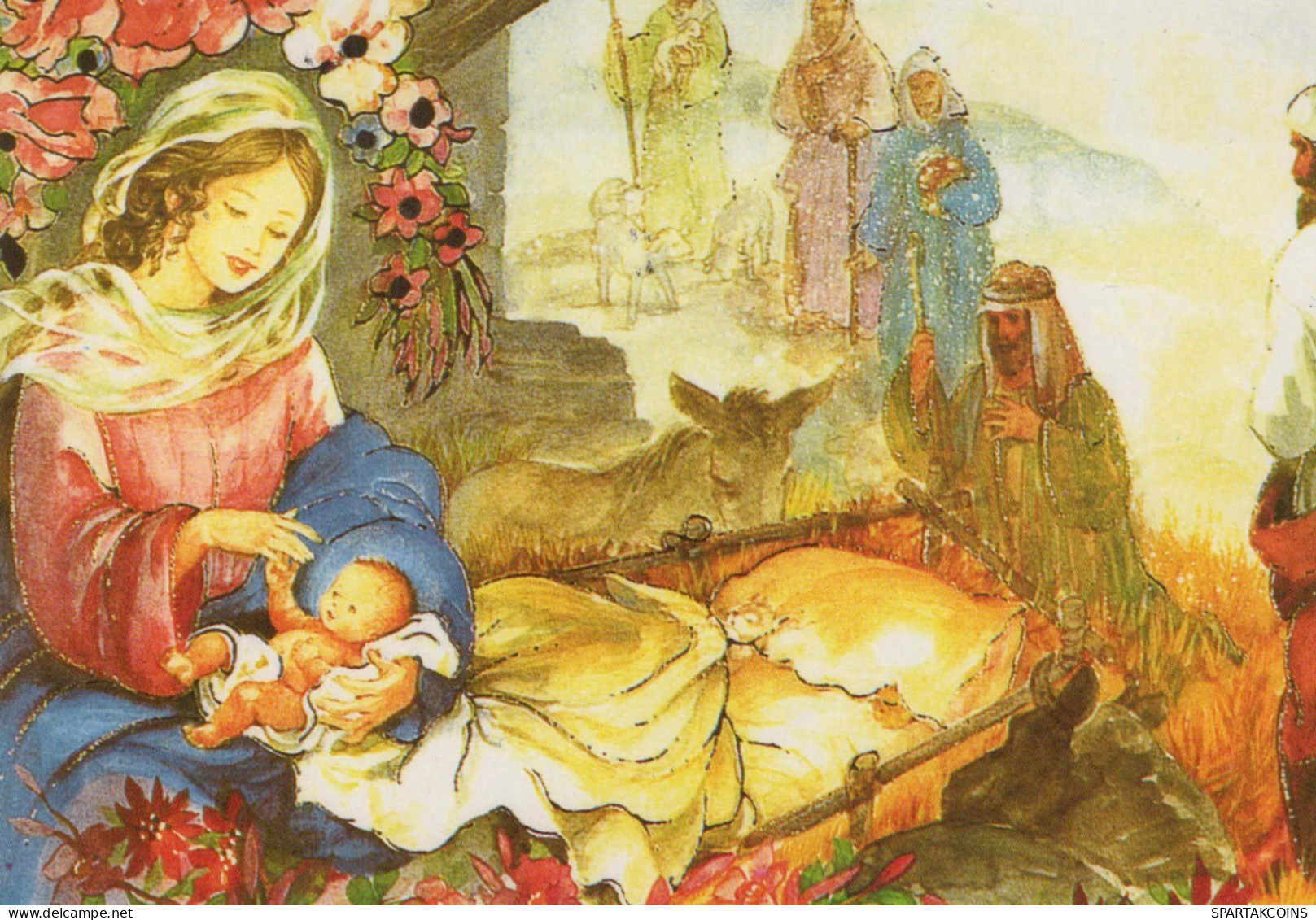 Vierge Marie Madone Bébé JÉSUS Noël Religion #PBB644.FR - Maagd Maria En Madonnas