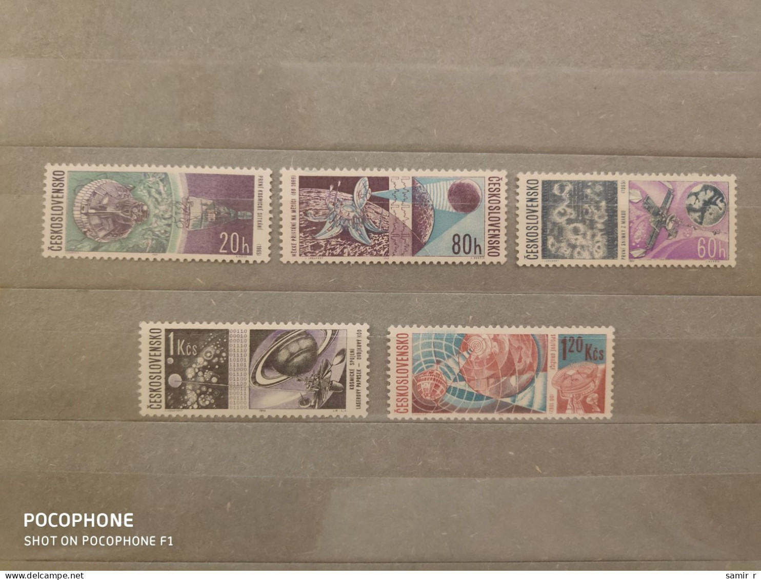 1966	Czechoslovakia	Space (F92) - Unused Stamps