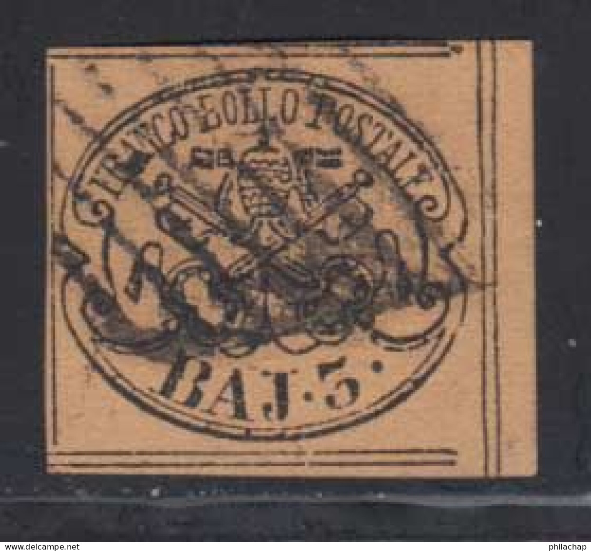 Etats Pontificaux 1852 Yvert 4b (o) B Oblitere(s) - Papal States