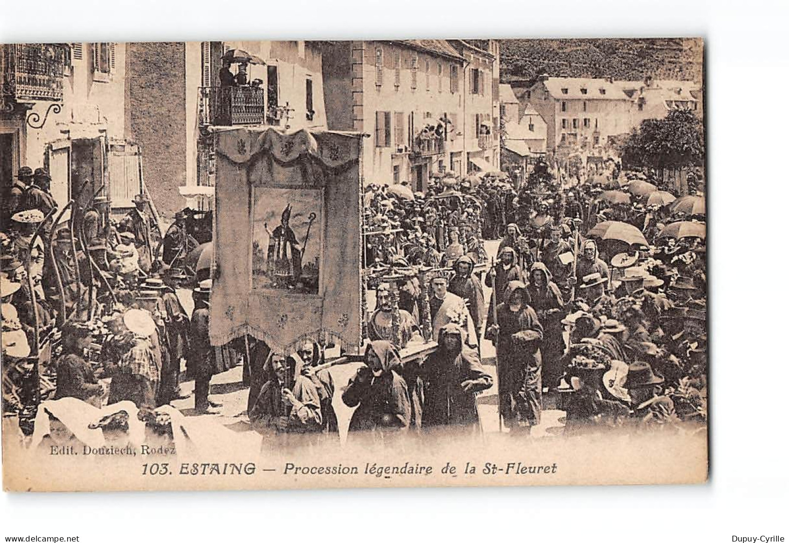 ESTAING - Procession Légendaire De La Saint Fleuret - Très Bon état - Other & Unclassified