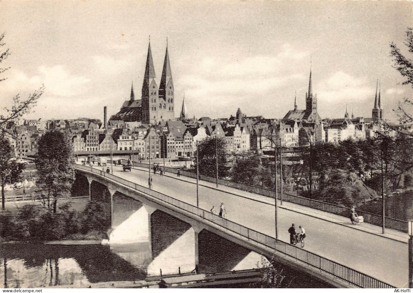 Lübeck Blick über Die Marienbrücke Auf Die Stadt - Lübeck