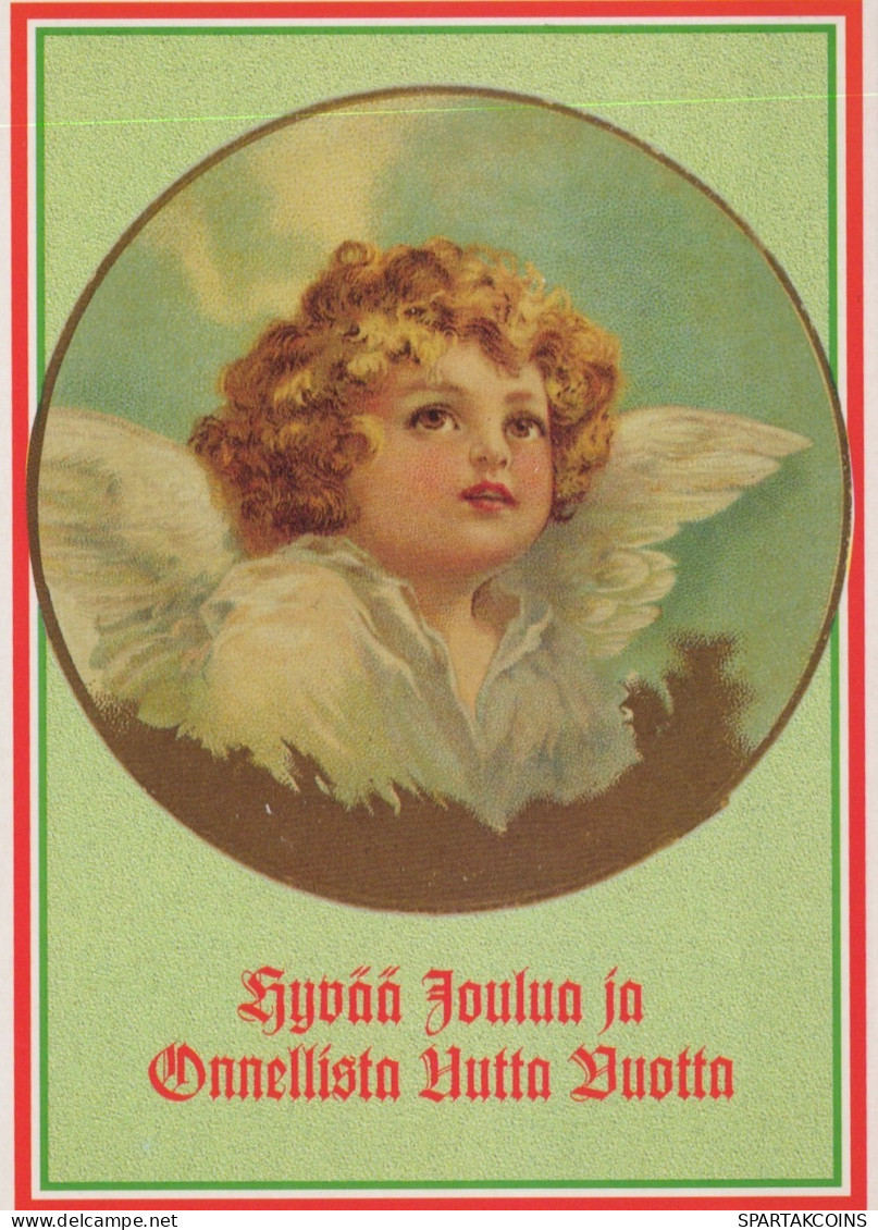 ANGELO Buon Anno Natale Vintage Cartolina CPSM #PAH521.IT - Anges