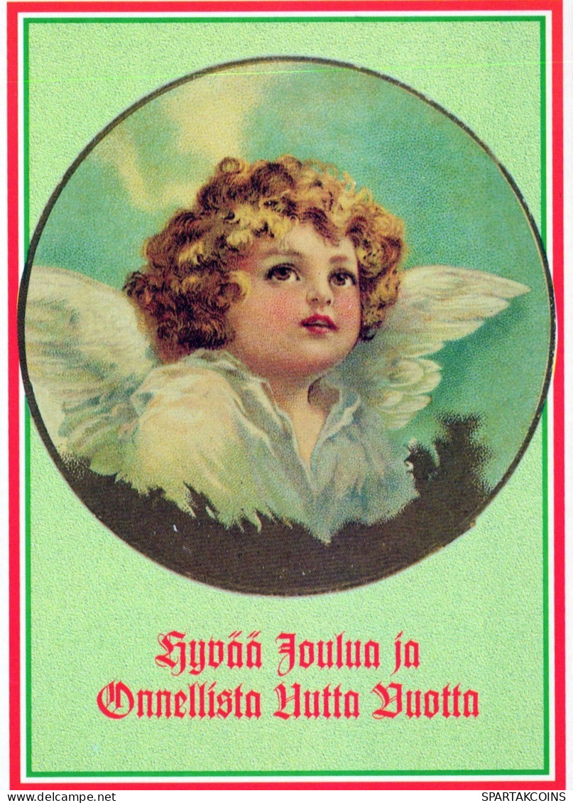 ANGELO Buon Anno Natale Vintage Cartolina CPSM #PAH521.IT - Angels