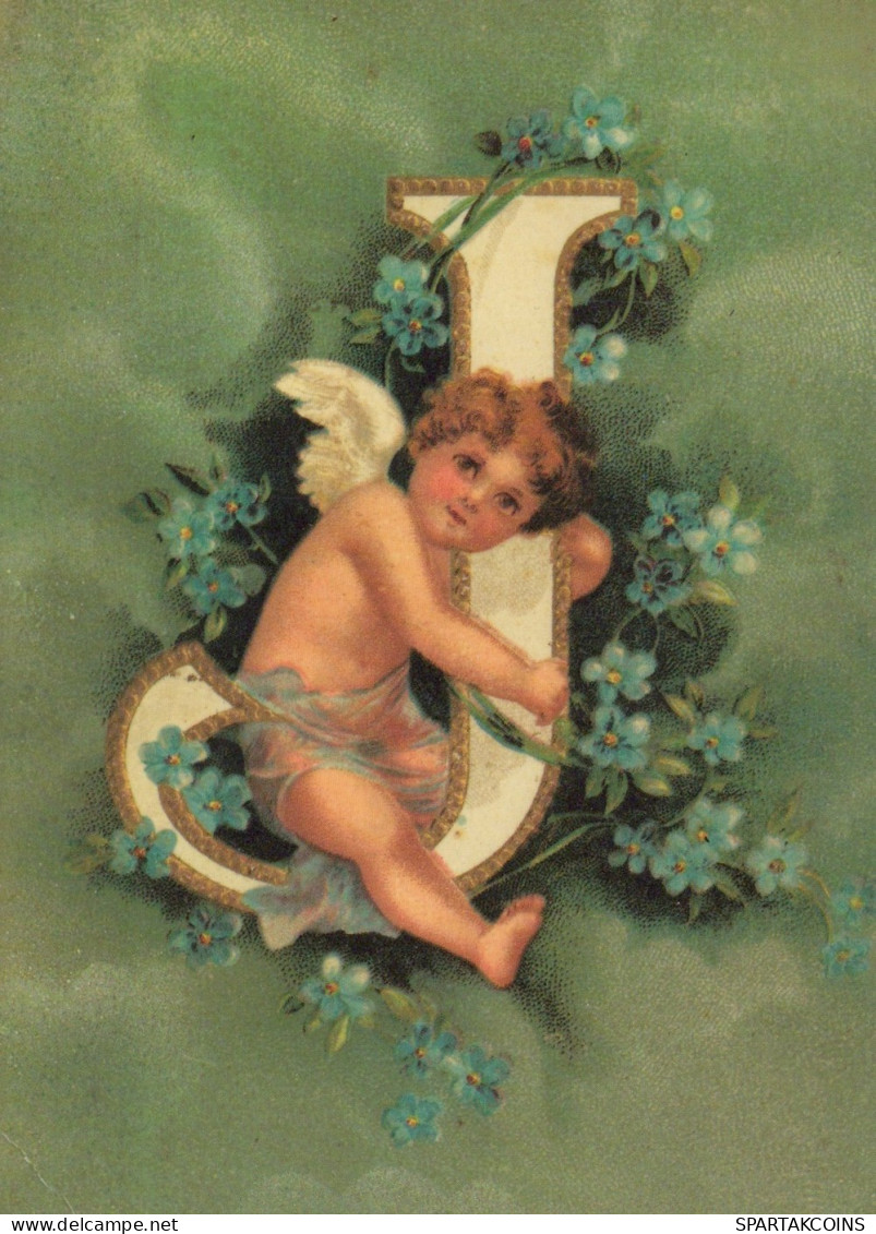 ANGELO Buon Anno Natale Vintage Cartolina CPSM #PAH325.IT - Angeles