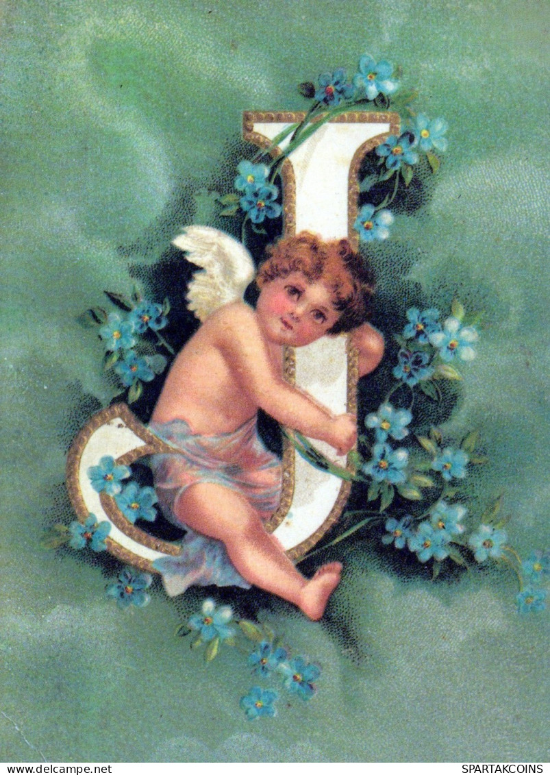 ANGELO Buon Anno Natale Vintage Cartolina CPSM #PAH325.IT - Angeli