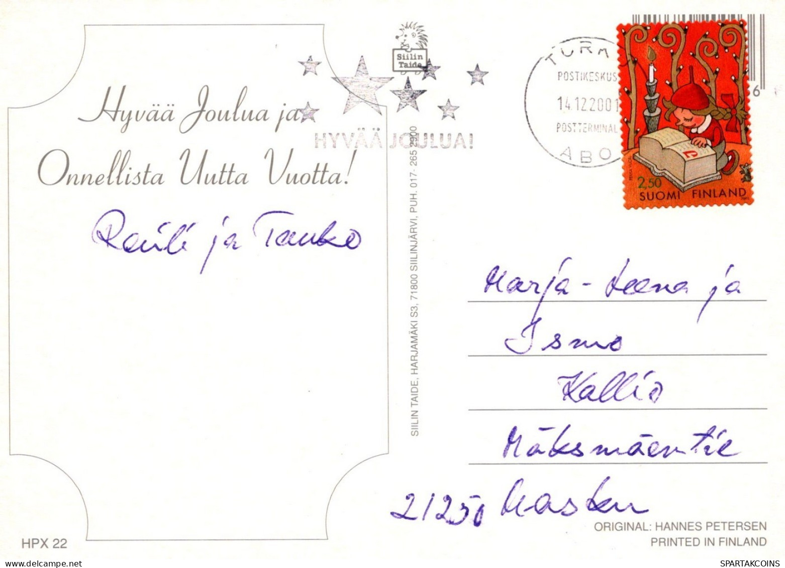 ANGELO Buon Anno Natale Vintage Cartolina CPSM #PAG885.IT - Anges