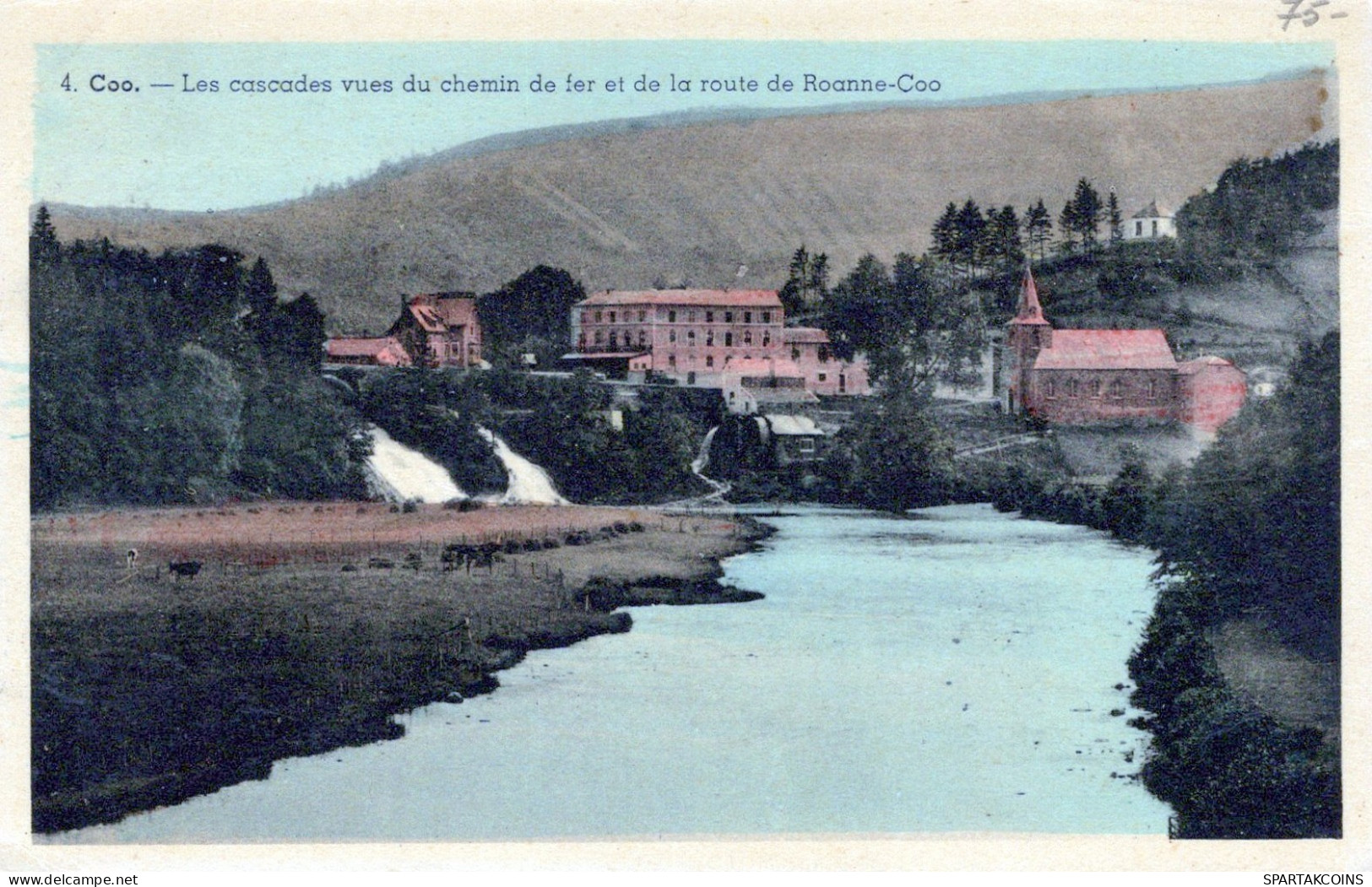 BELGIEN COO WASSERFALL Provinz Lüttich (Liège) Postkarte CPA Unposted #PAD090.DE - Stavelot