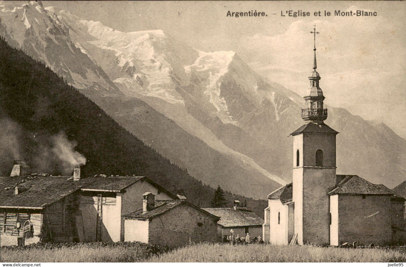France - Argentiere - Mont Banc - 1920 - Autres & Non Classés