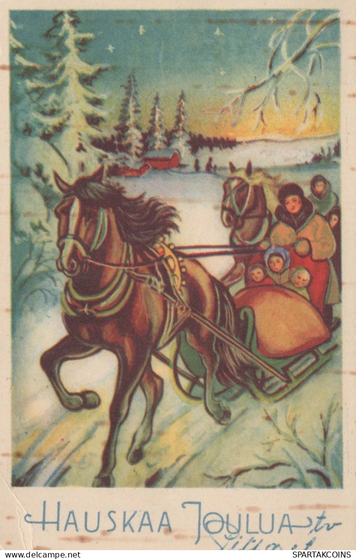 PFERD Tier Vintage Ansichtskarte Postkarte CPA #PKE870.DE - Horses
