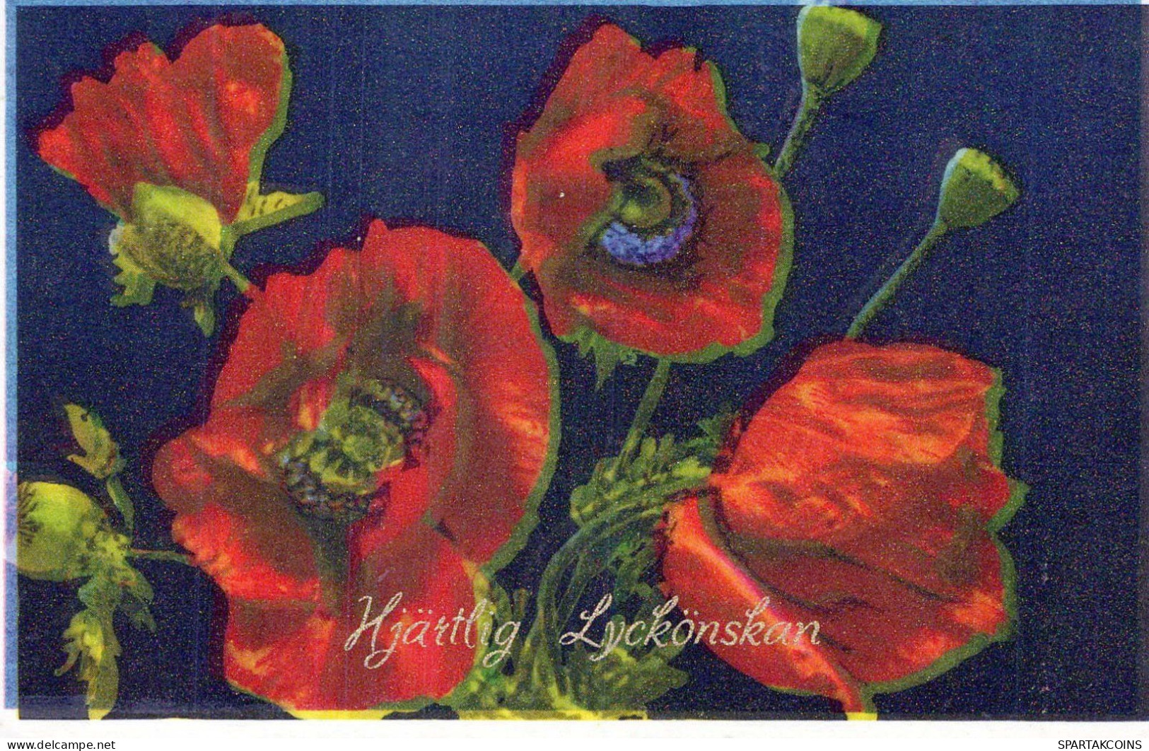 FLOWERS Vintage Ansichtskarte Postkarte CPA #PKE561.DE - Blumen