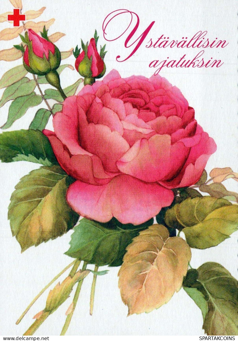 FLOWERS Vintage Ansichtskarte Postkarte CPSM #PBZ809.DE - Blumen