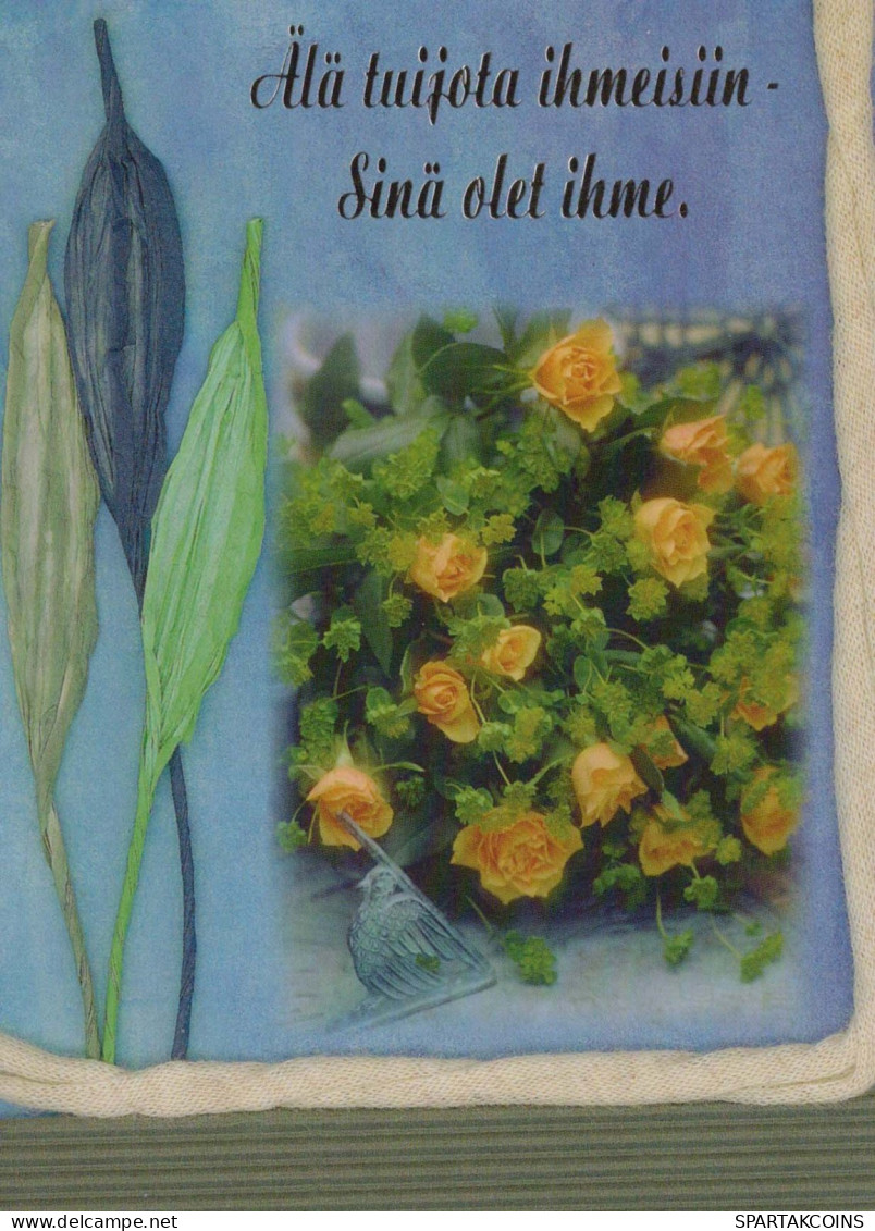 FLOWERS Vintage Ansichtskarte Postkarte CPSM #PBZ507.DE - Bloemen