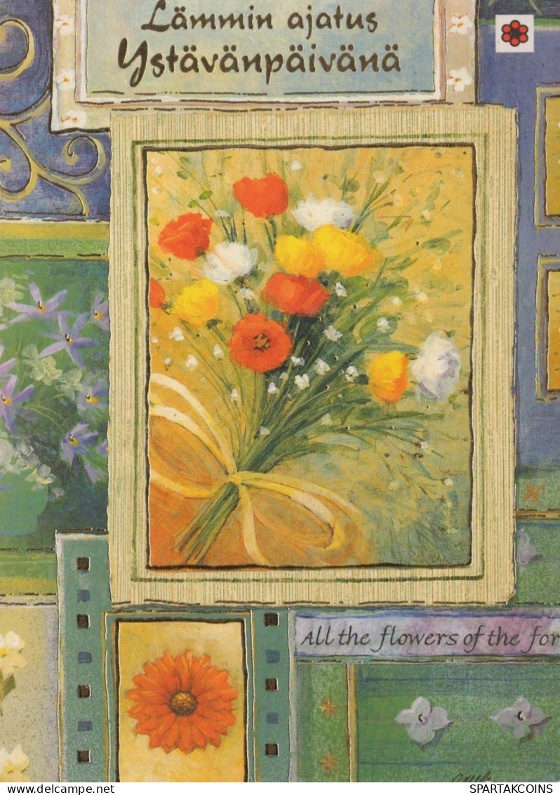 FLOWERS Vintage Ansichtskarte Postkarte CPSM #PBZ749.DE - Bloemen