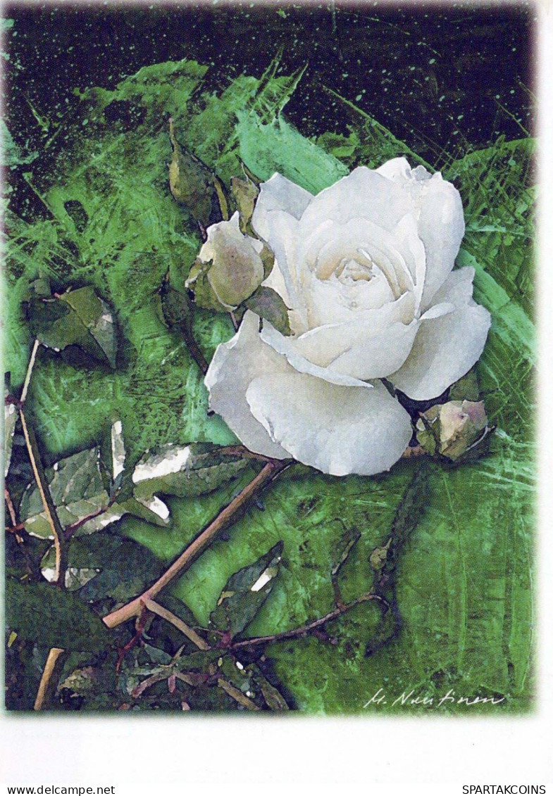 FLOWERS Vintage Ansichtskarte Postkarte CPSM #PBZ567.DE - Blumen