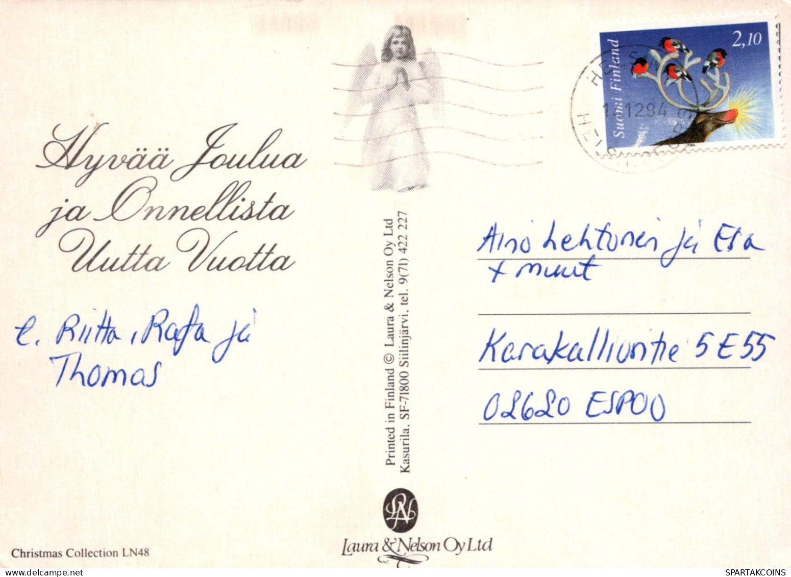 Jungfrau Maria Madonna Jesuskind Weihnachten Religion Vintage Ansichtskarte Postkarte CPSM #PBP932.DE - Jungfräuliche Marie Und Madona