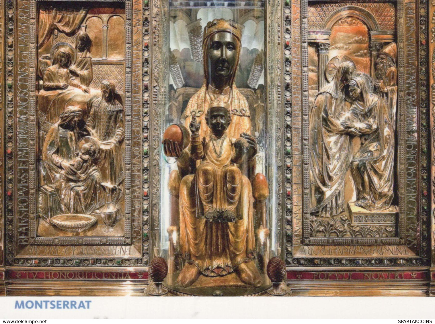 STATUE SAINTS Christentum Religion Vintage Ansichtskarte Postkarte CPSM #PBQ317.DE - Gemälde, Glasmalereien & Statuen